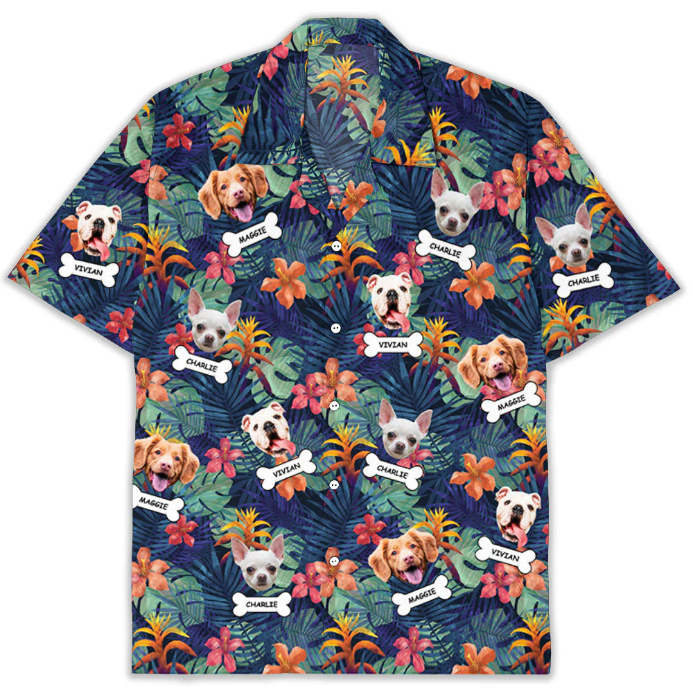 Dog & Bone - Personalized Custom Hawaiian Shirt - Image 3