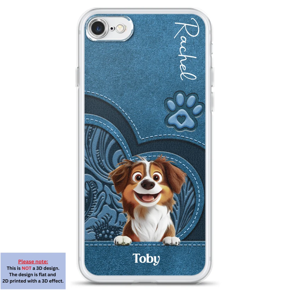 Dog Cartoon Leather - Personalized Custom Phone Case - Image 5
