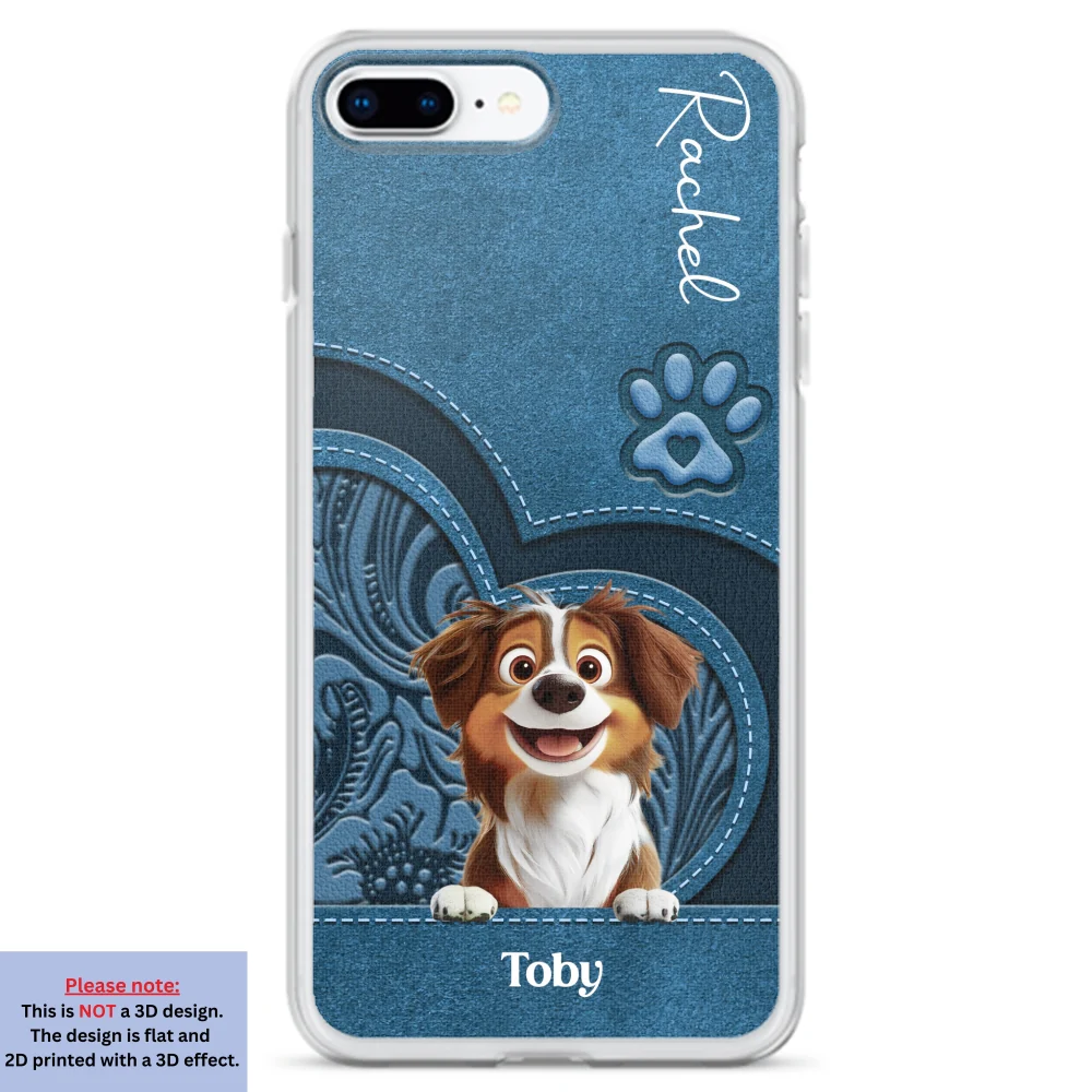 Dog Cartoon Leather - Personalized Custom Phone Case - Image 6