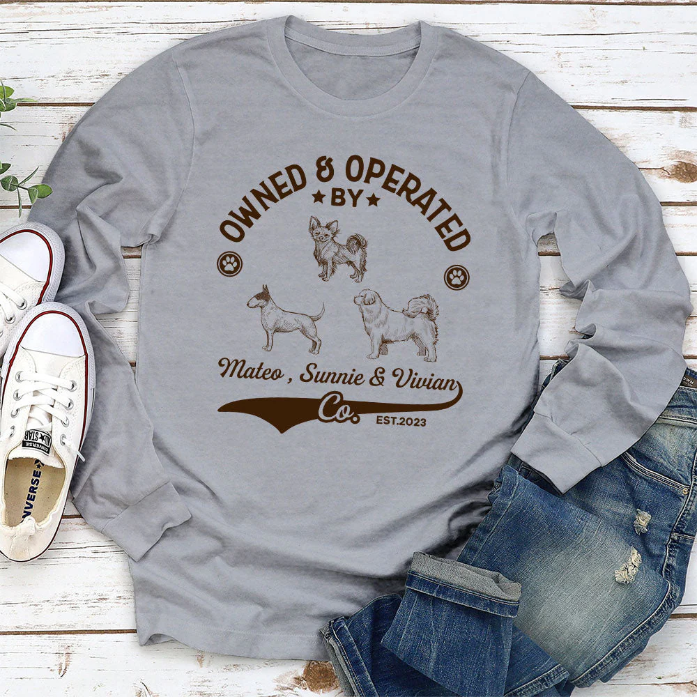 Dog Co. - Personalized Custom Long Sleeve T-shirt - Image 2