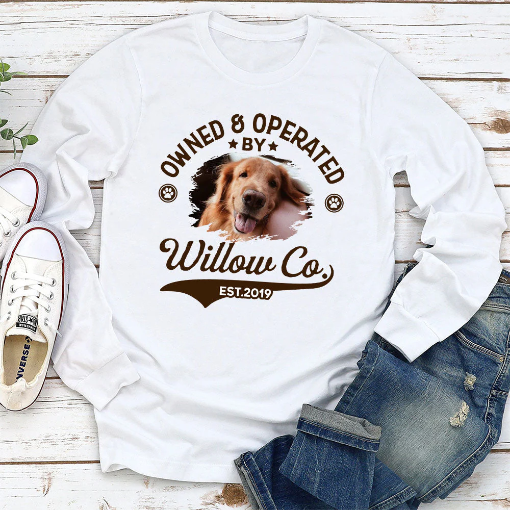 Dog Co. - Personalized Custom Long Sleeve T-shirt - Image 3