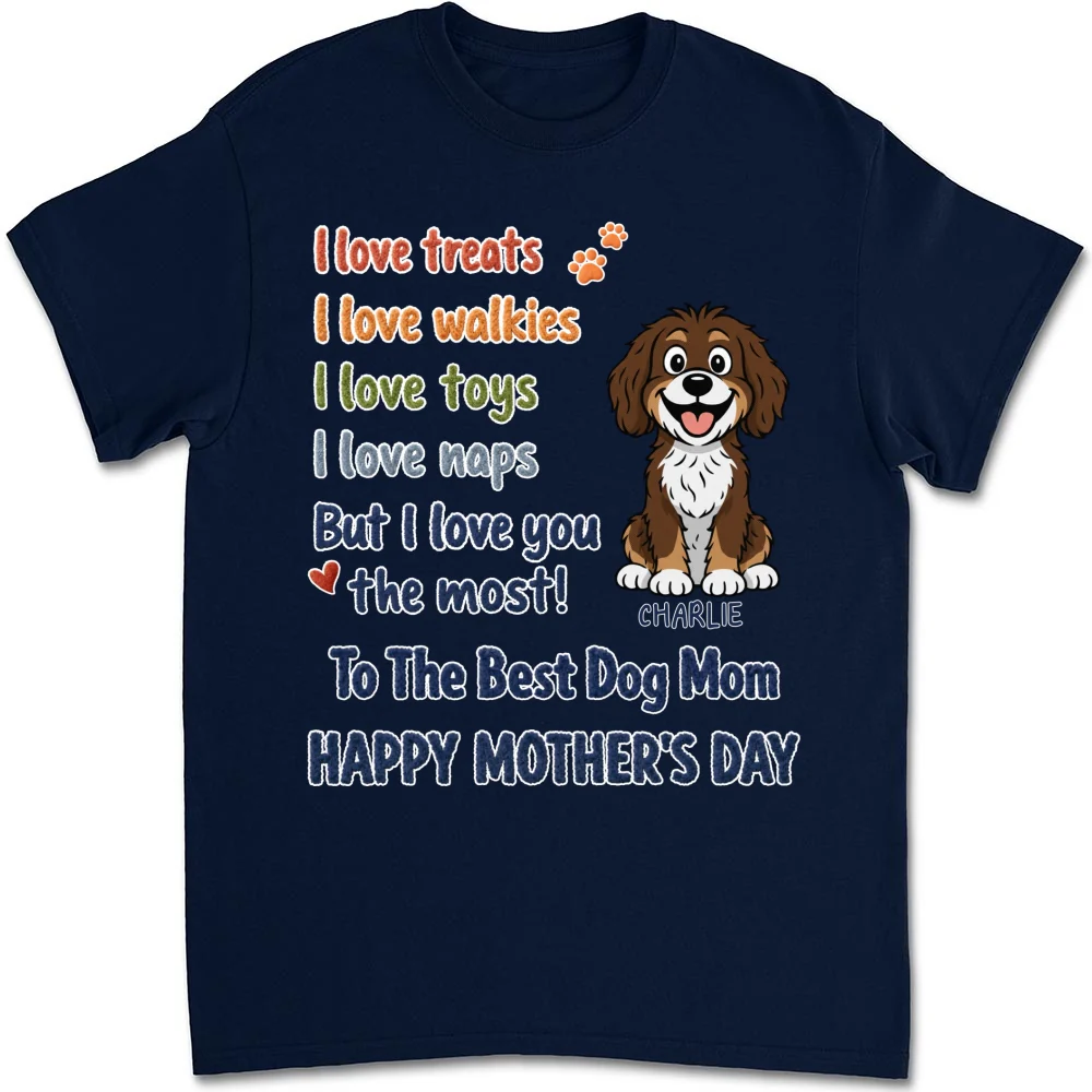 Dog Dad Better Than Treats - Personalized Custom Shirt - Image 10