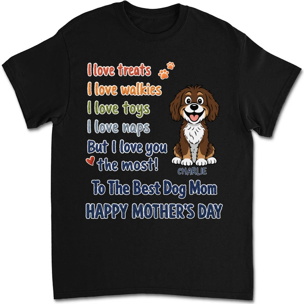 Dog Dad Better Than Treats - Personalized Custom Shirt - Image 7