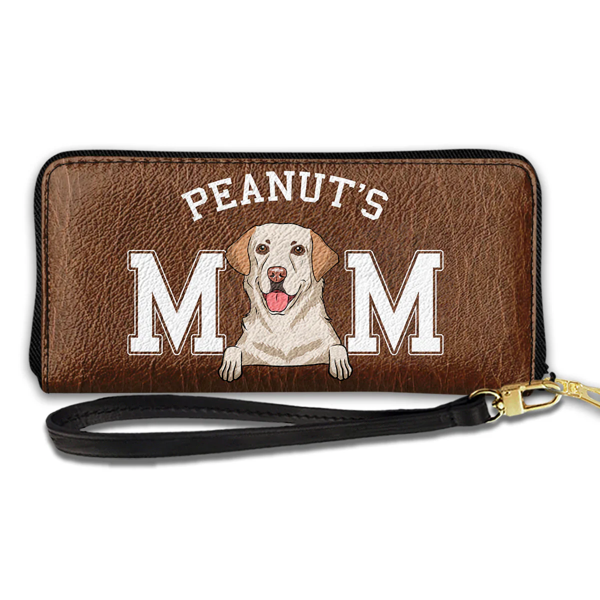 Dog Dad/Mom Basic - Personalized Custom Leather Wallet
