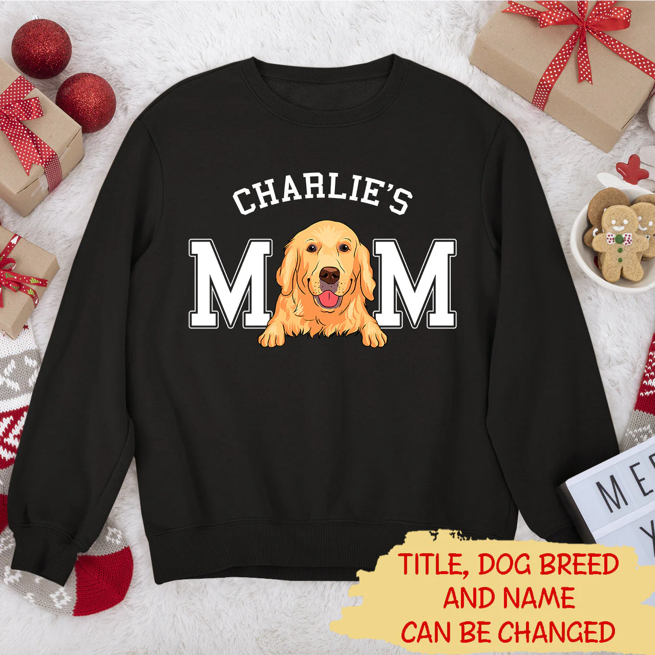 Dog Dad/Mom Basic - Personalized Custom Sweatshirt - Image 2