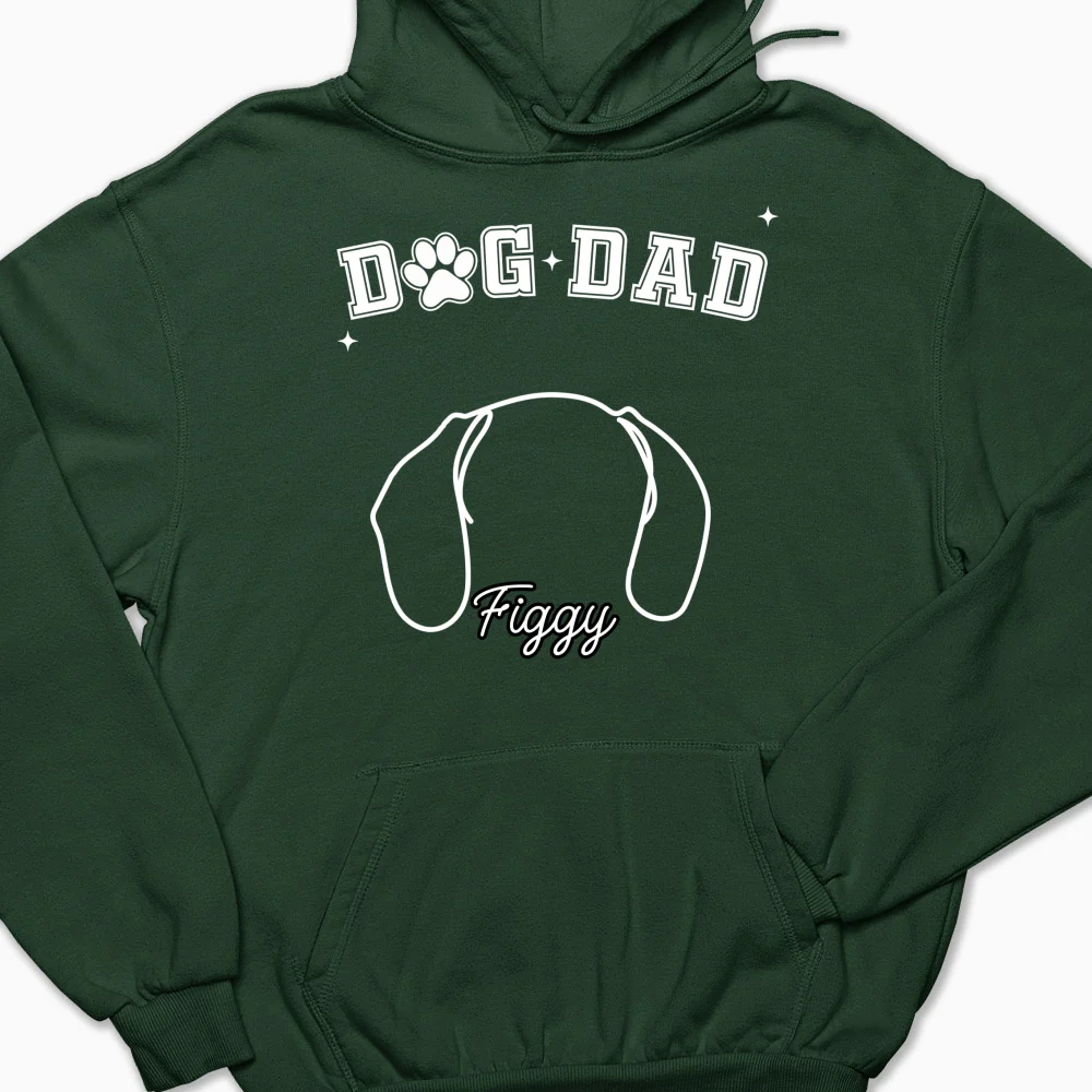 Dog Dad Mom Line - Personalized Custom Hoodie - Image 11