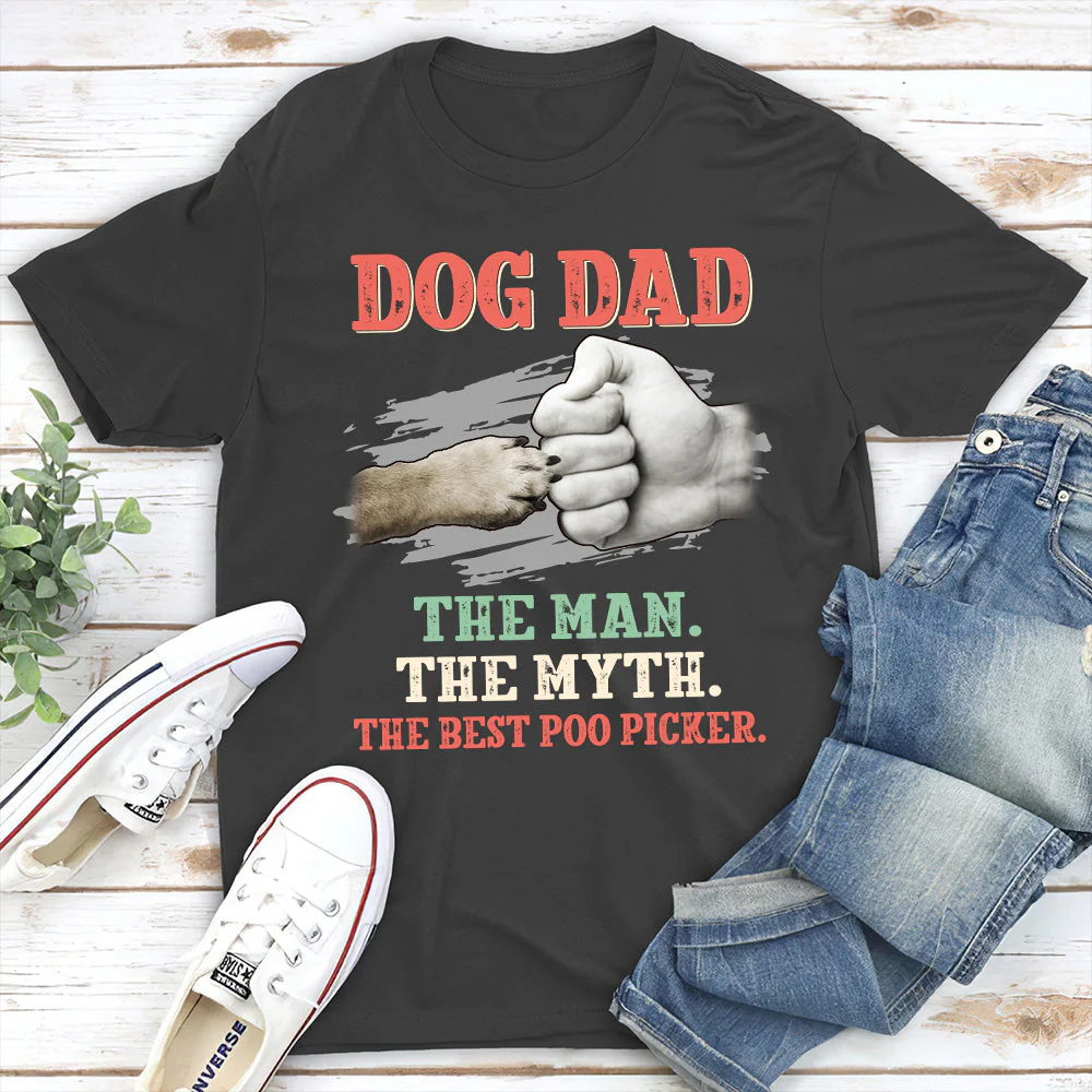 Dog Dad Poo Picker - Classic Unisex T-shirt - Image 4