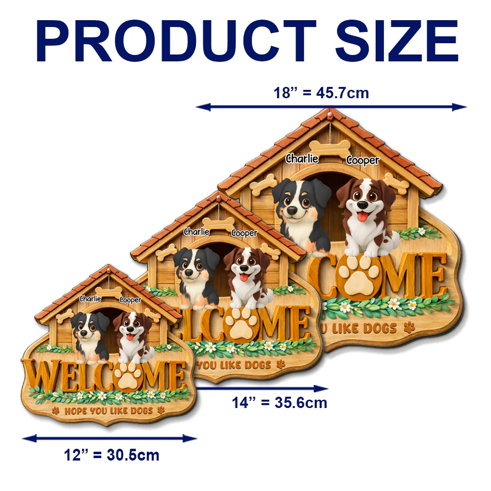 Dog Home Right Here - Personalized Custom Wood Sign - Image 7
