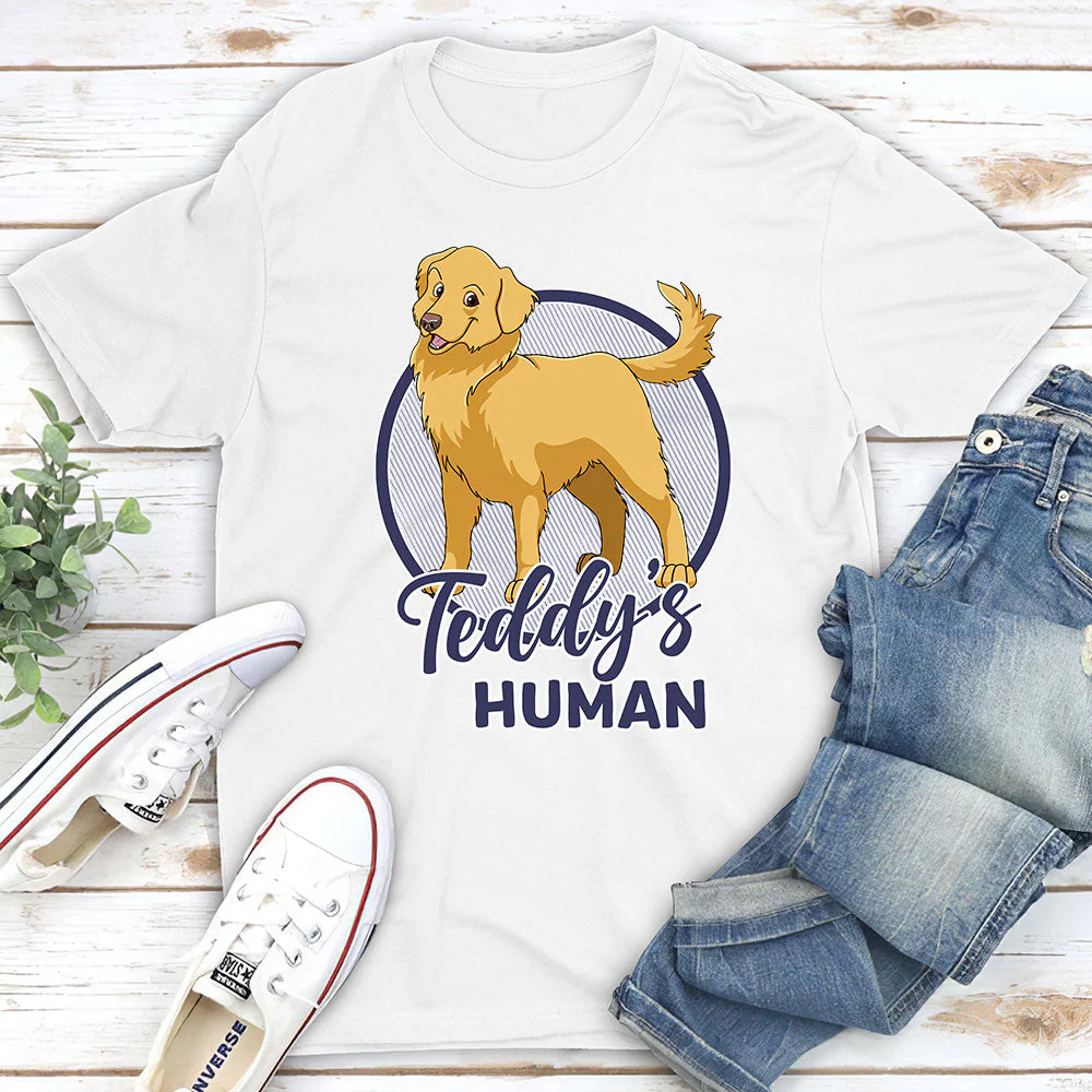 Dog Human Circle - Personalized Custom Unisex T-shirt - Image 3