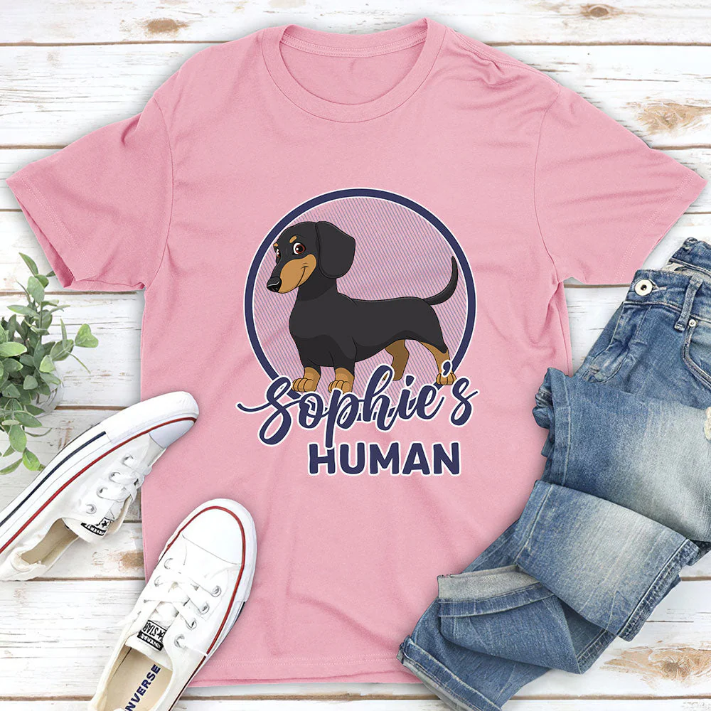 Dog Human Circle - Personalized Custom Unisex T-shirt - Image 4