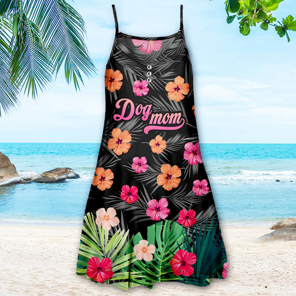 Dog Mom 3 - Strap Dress - Image 3