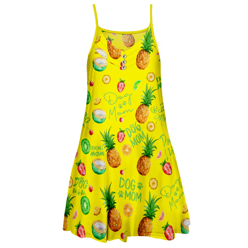 Dog Mom 3 - Strap Dress - Image 3