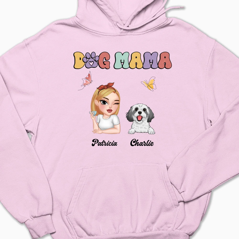 Dog Mom And Her Dogs - Personalized Custom Hoodie - Image 9