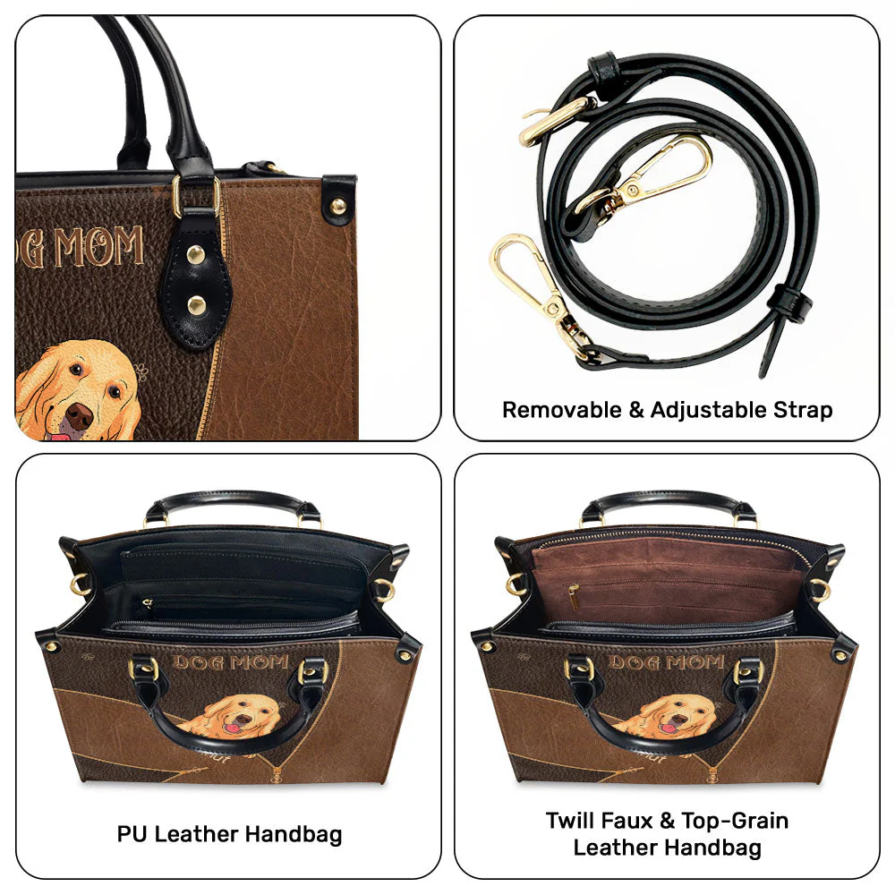 Dog Mom Bag - Personalized Custom Leather Bag - Image 7
