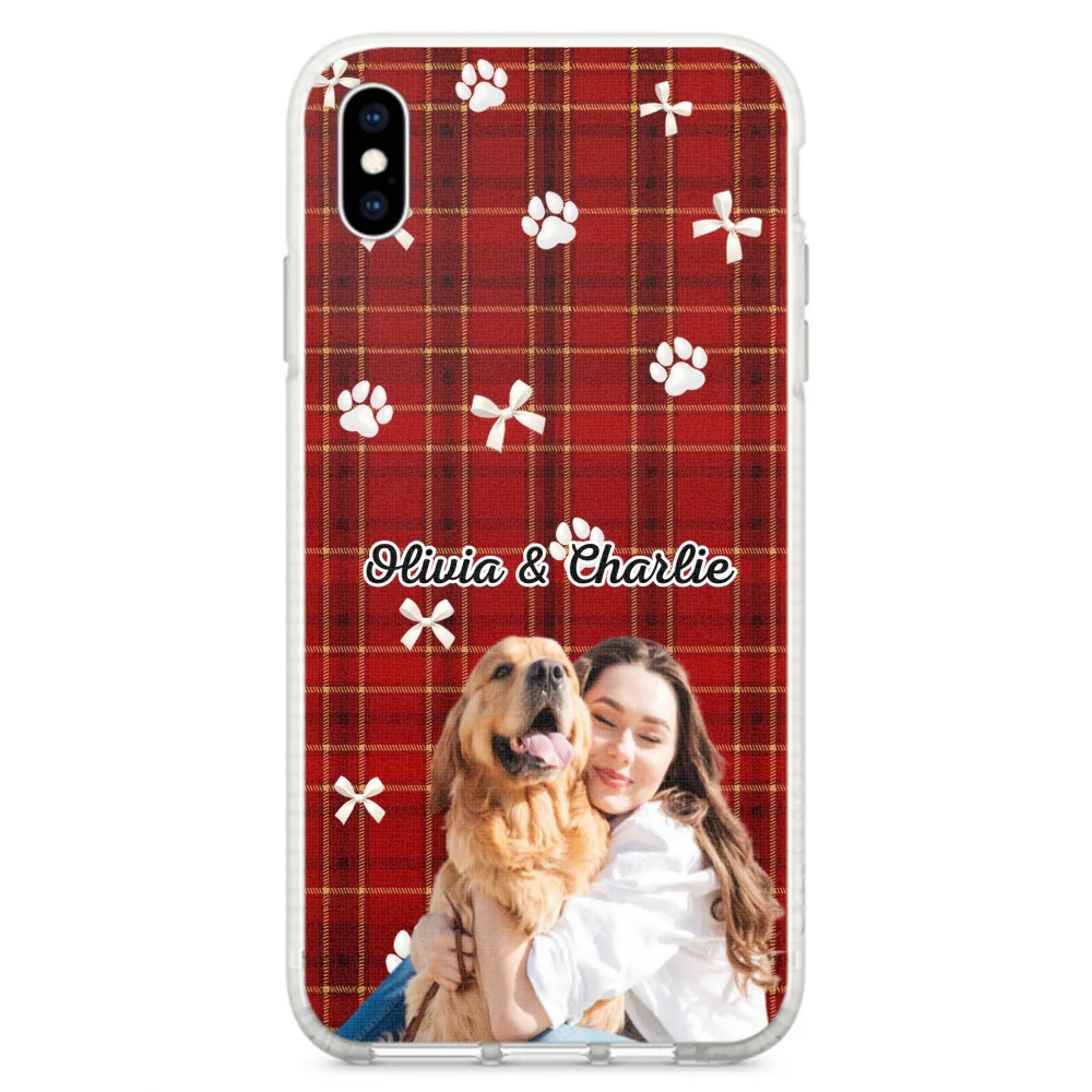 Dog Mom Bow Paw Photo - Personalized Custom Phone Case - Image 21