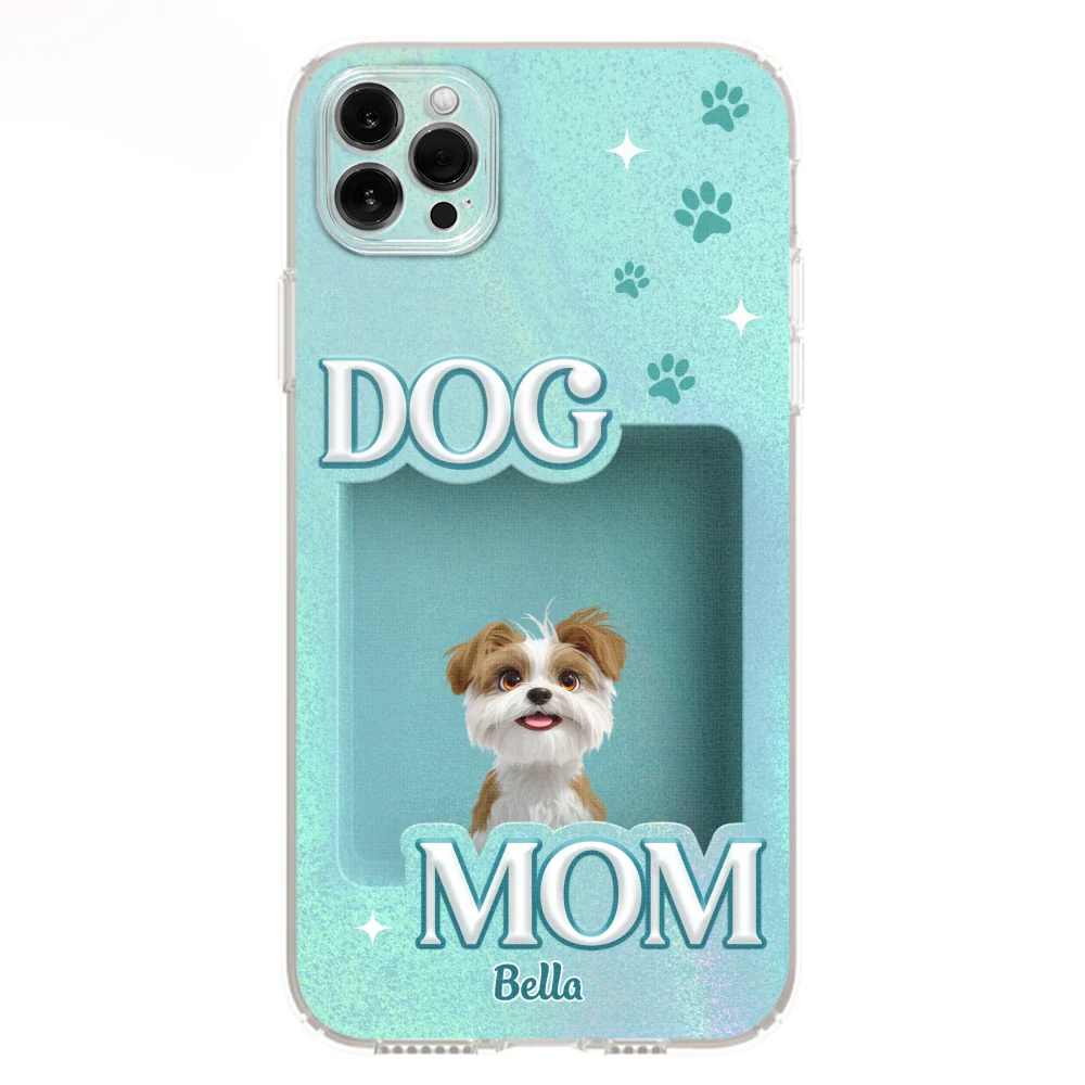 Dog Mom Box - Personalized Custom Phone Case - Image 11