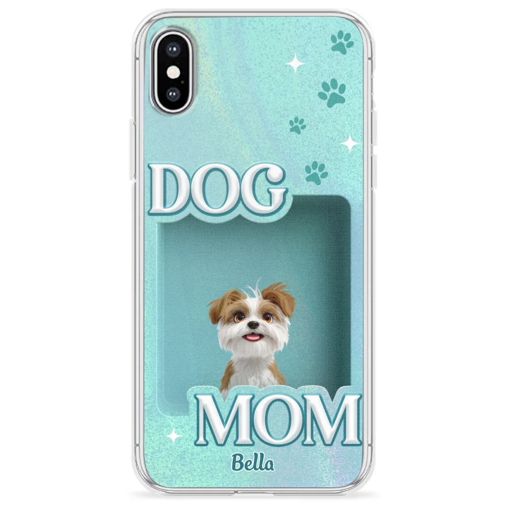 Dog Mom Box - Personalized Custom Phone Case - Image 24