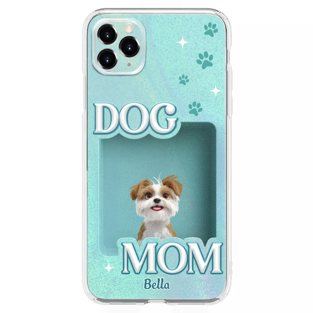 Dog Mom Box - Personalized Custom Phone Case - Image 8