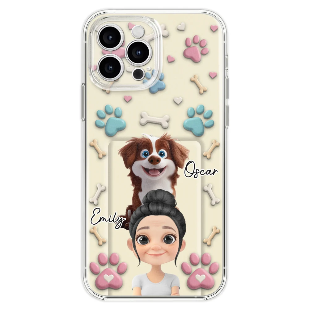 Dog Mom Cartoon - Personalized Custom 3D Effect Phone Case - Image 21