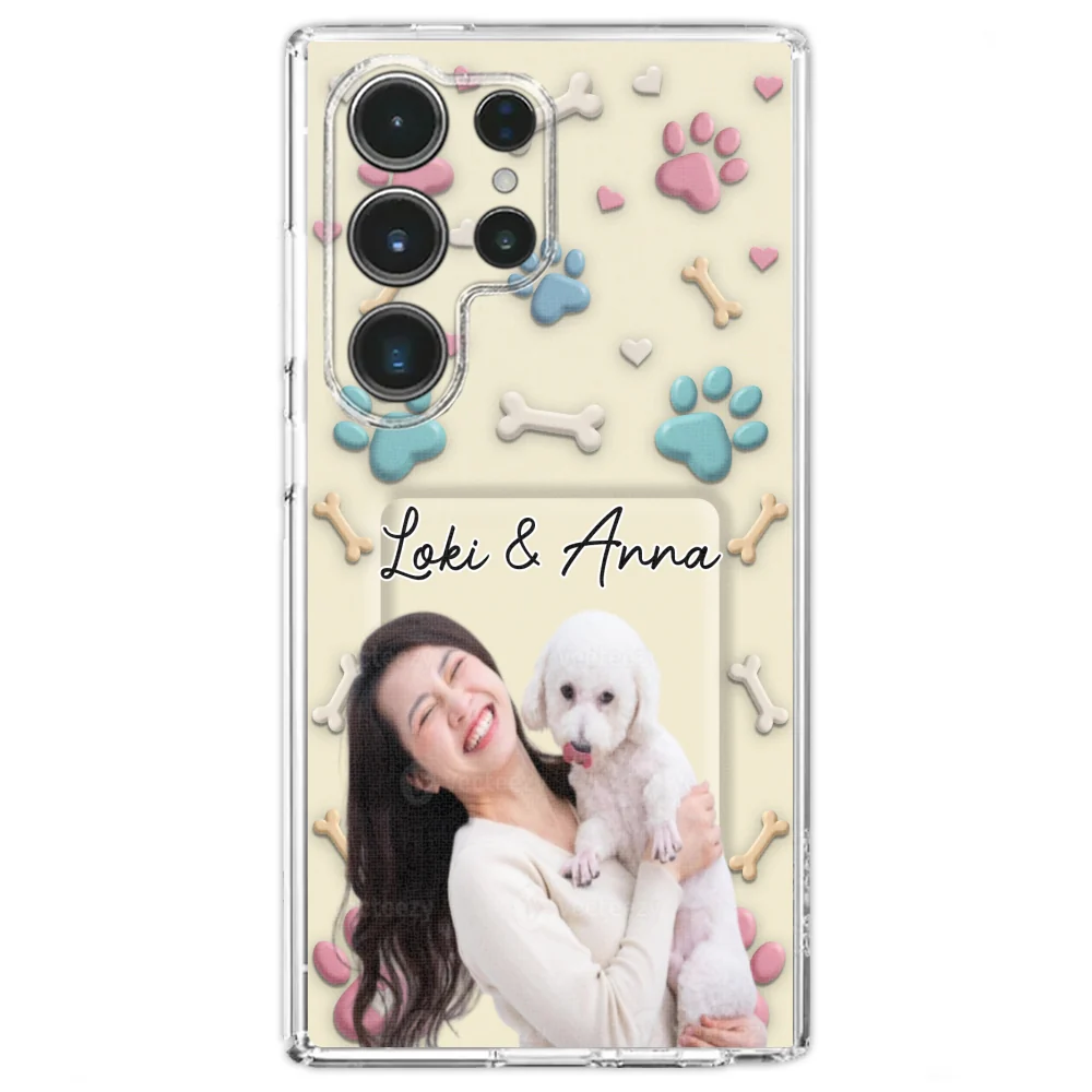 Dog Mom Cartoon Photo - Personalized Custom 3D Effect Phone Case - Image 26