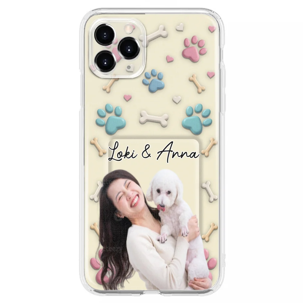 Dog Mom Cartoon Photo - Personalized Custom 3D Effect Phone Case - Image 7