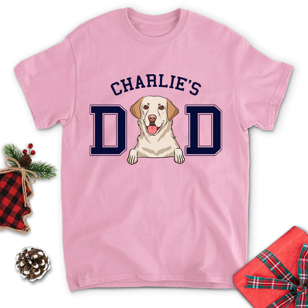 Dog Mom/Dad Basic 2 - Personalized Custom Unisex T-shirt - Image 5