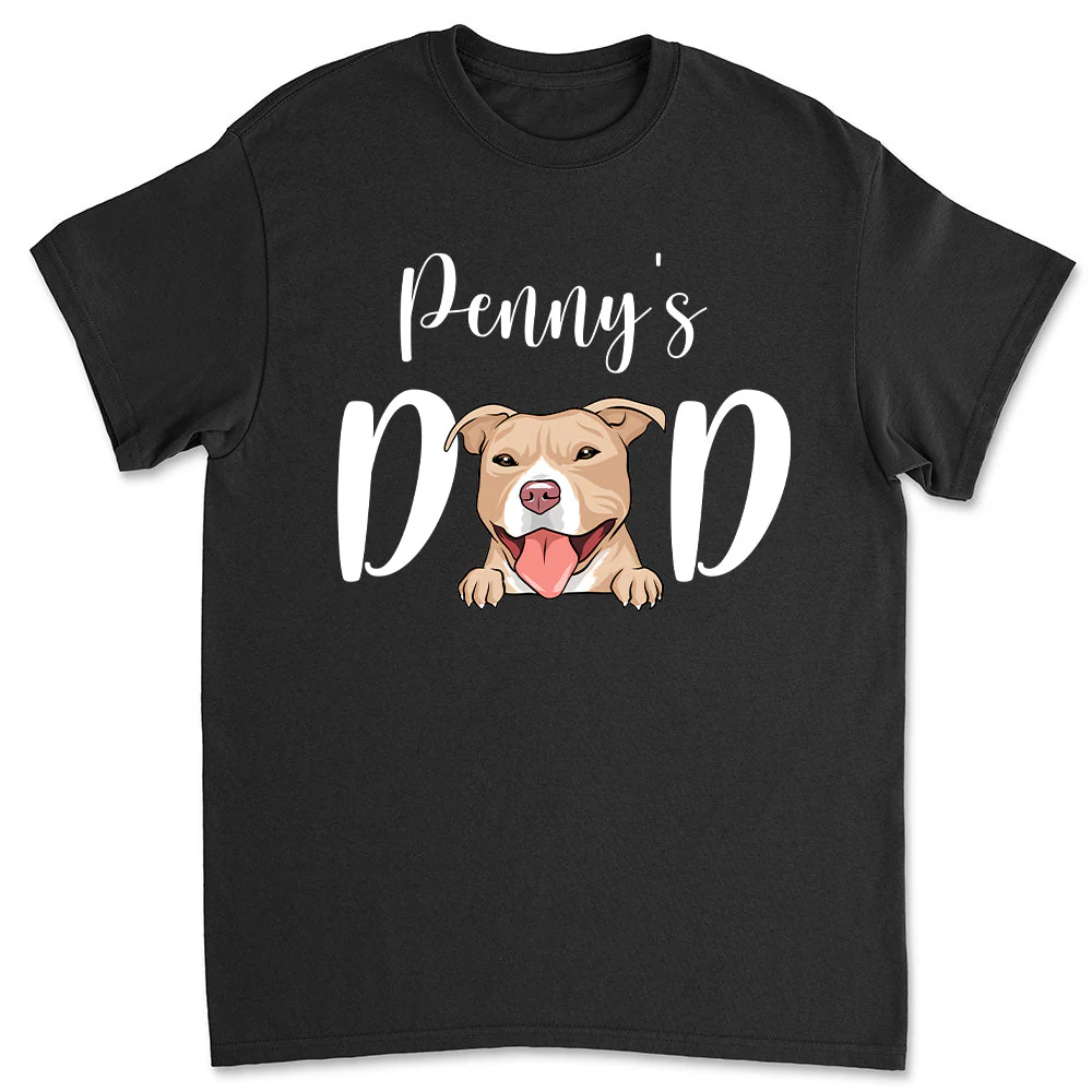 Dog Mom/Dad - Personalized Custom Unisex T-shirt - Gifts For Dog Lovers