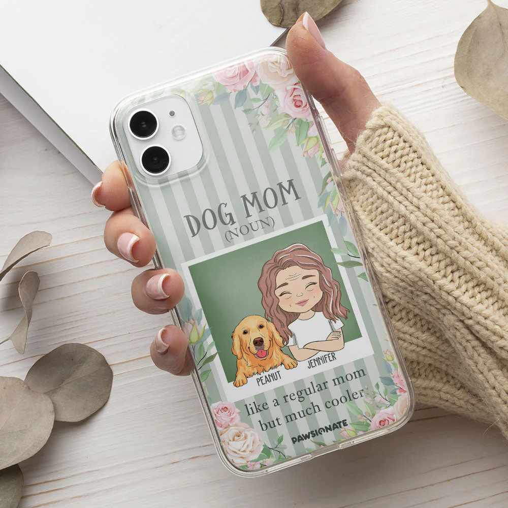 Dog Mom Definition - Personalized Custom Phone Case - Image 2