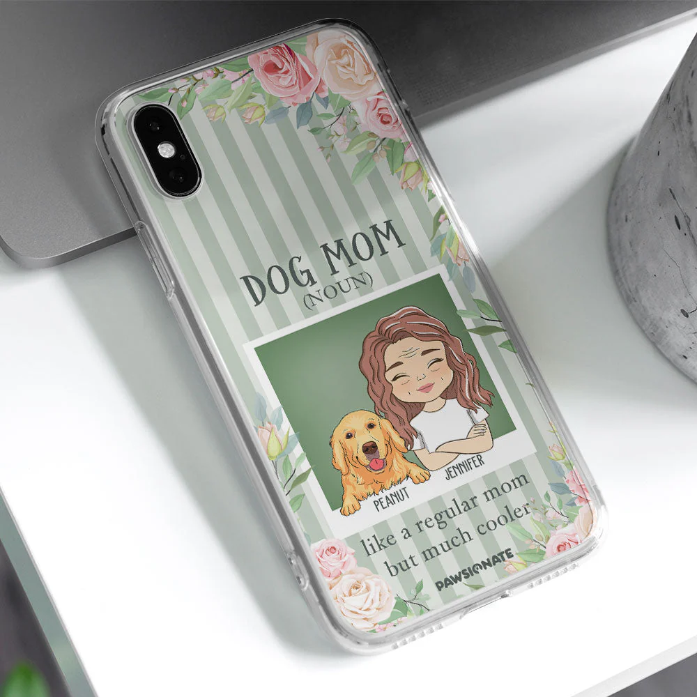 Dog Mom Definition - Personalized Custom Phone Case - Image 3