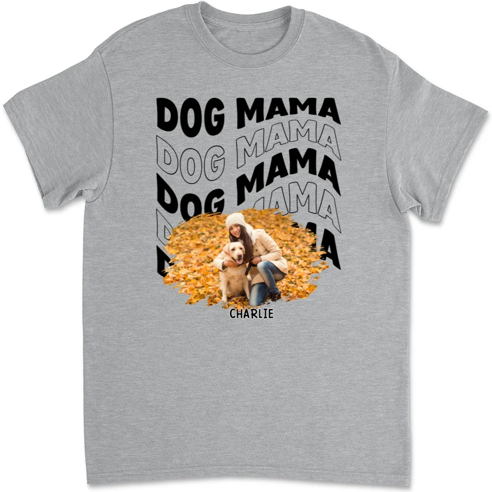 Dog Mom Era Version Photo - Personalized Custom Unisex T-shirt - Image 3