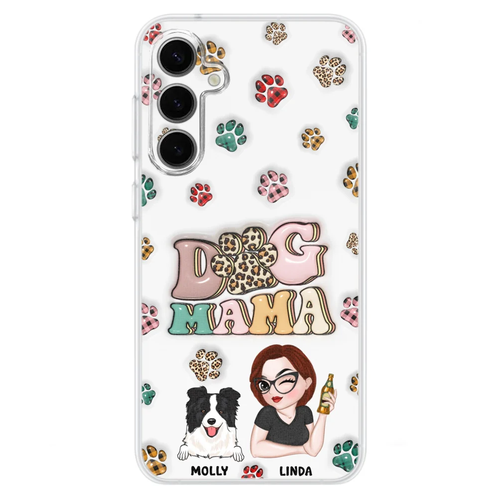 Dog Mom For Life - Personalized Custom 3D Inflated Effect Phone Case - Image 31