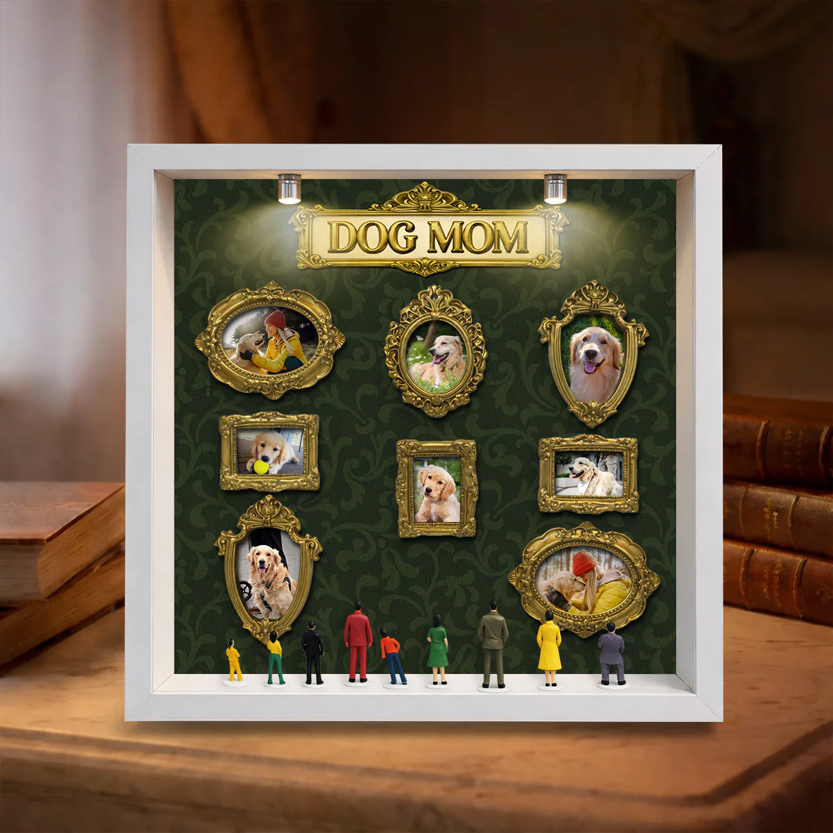 Dog Mom Forever - Personalized Custom Museum Frame - Image 2