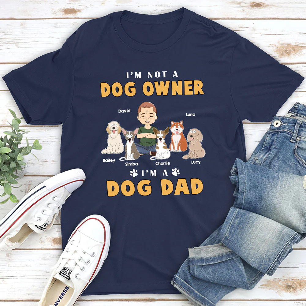 Dog Mom Funny - Personalized Custom Unisex T-shirt - Image 2