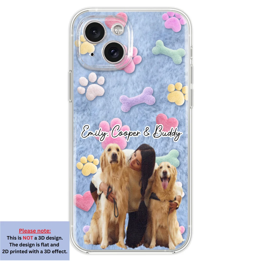 Dog Mom Mum With Fur Baby Photo - Personalized Custom 3D Effect Phone Case - Image 19