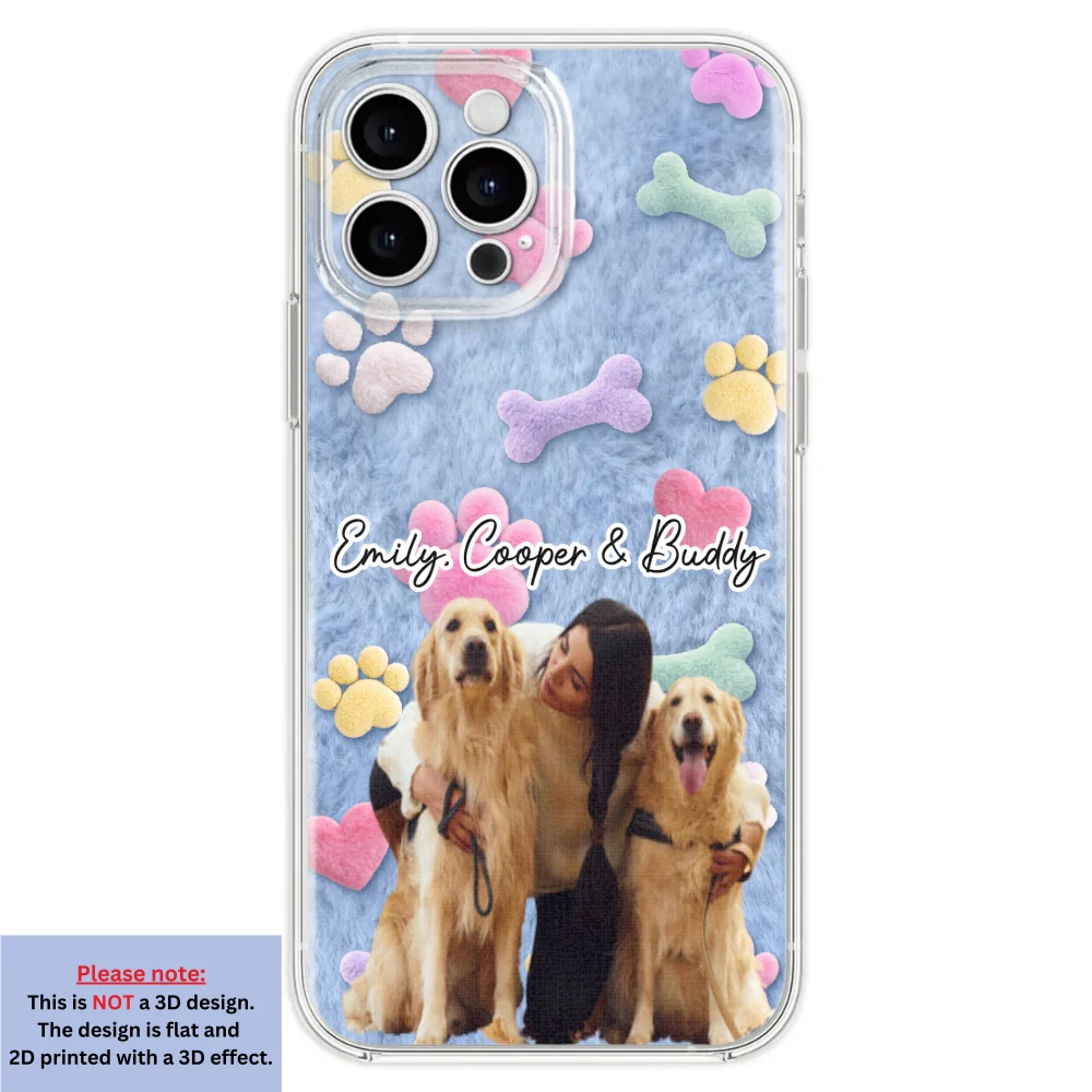 Dog Mom Mum With Fur Baby Photo - Personalized Custom 3D Effect Phone Case - Image 29