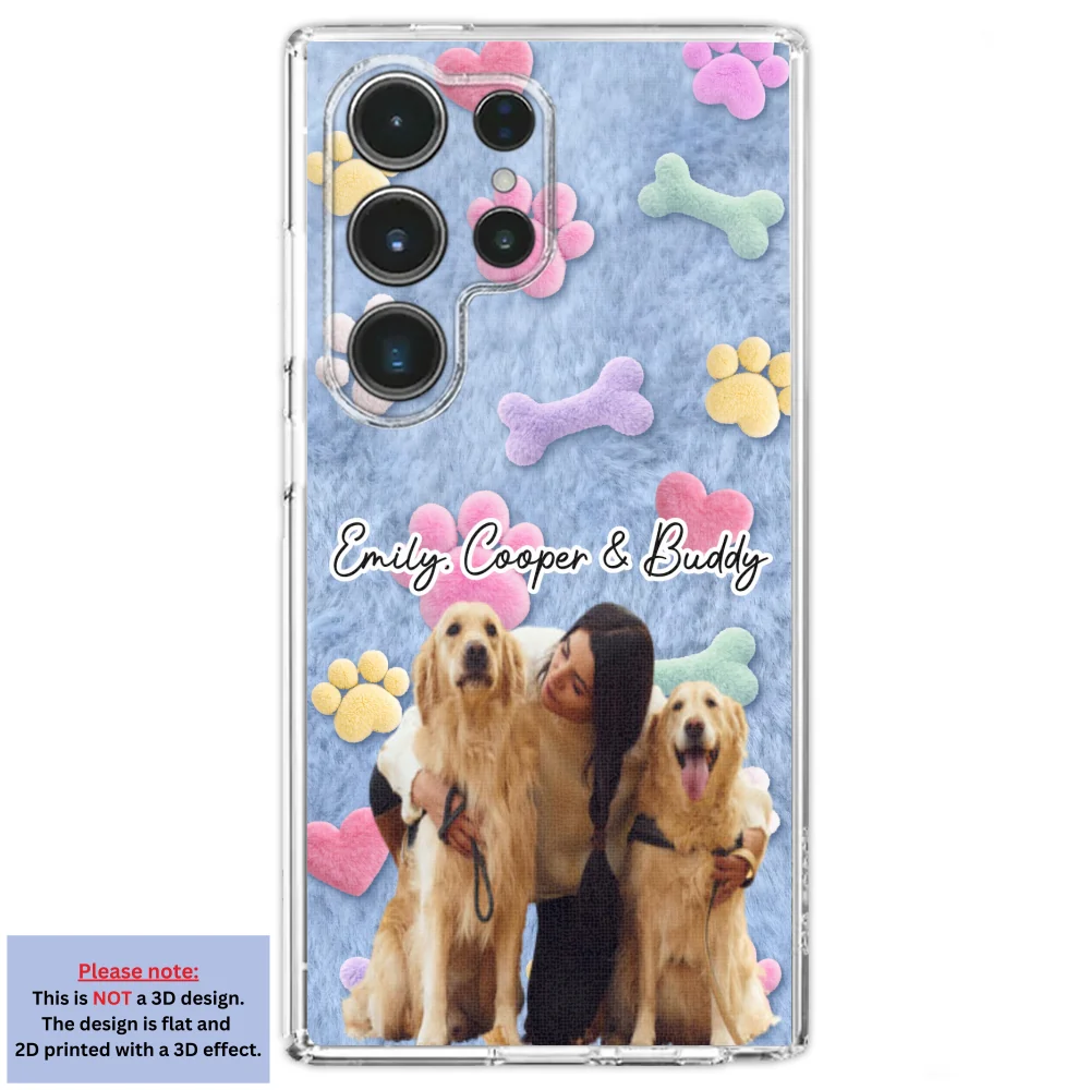 Dog Mom Mum With Fur Baby Photo - Personalized Custom 3D Effect Phone Case - Image 31