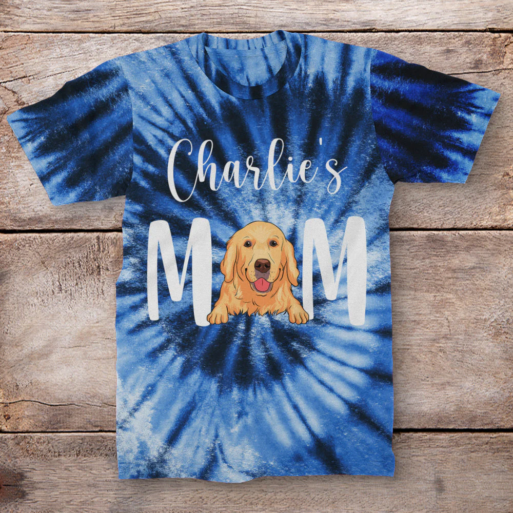 Dog Mom - Personalized Custom All-over-print T-shirt - Image 3