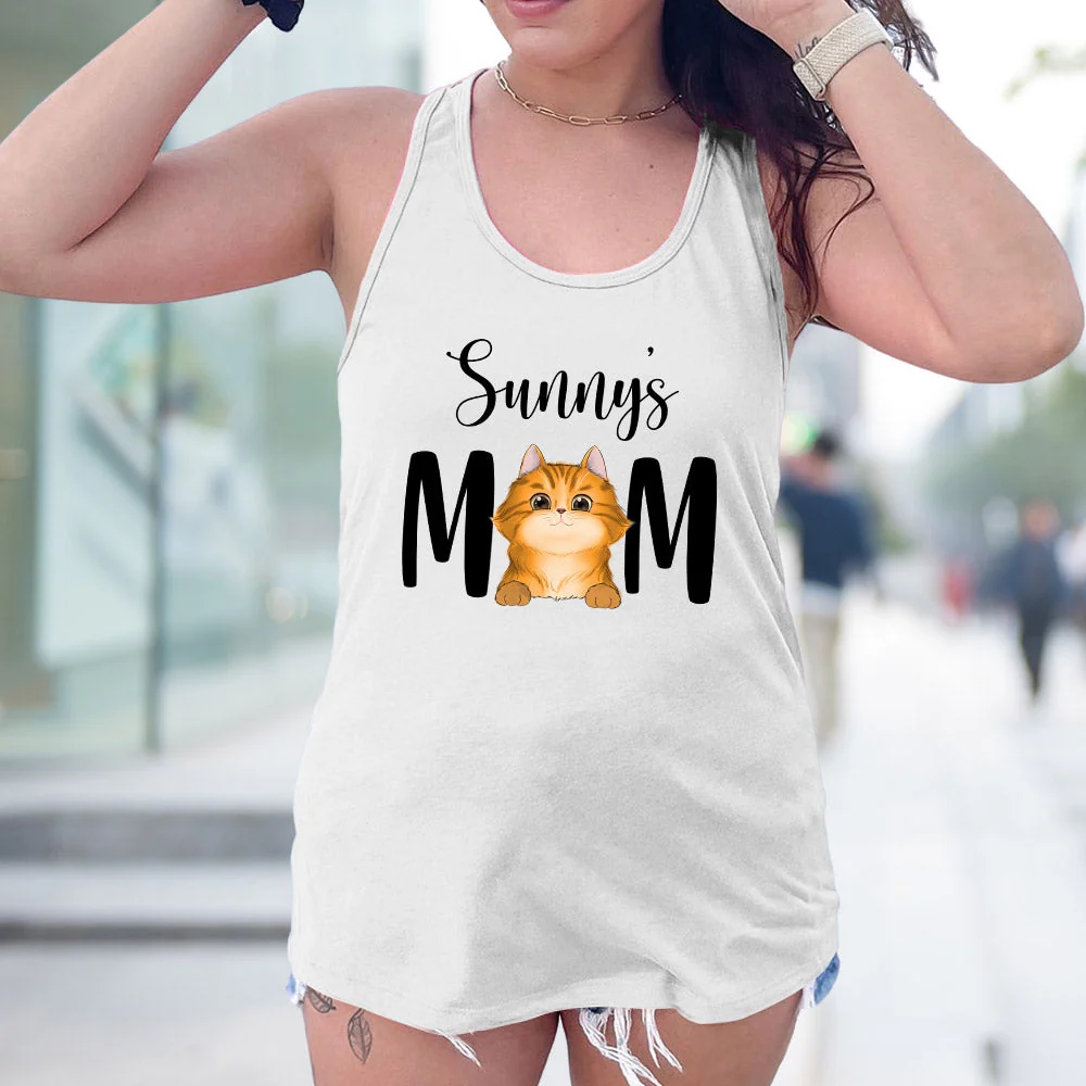 Dog Mom - Personalized Custom Women's Tank - Image 2