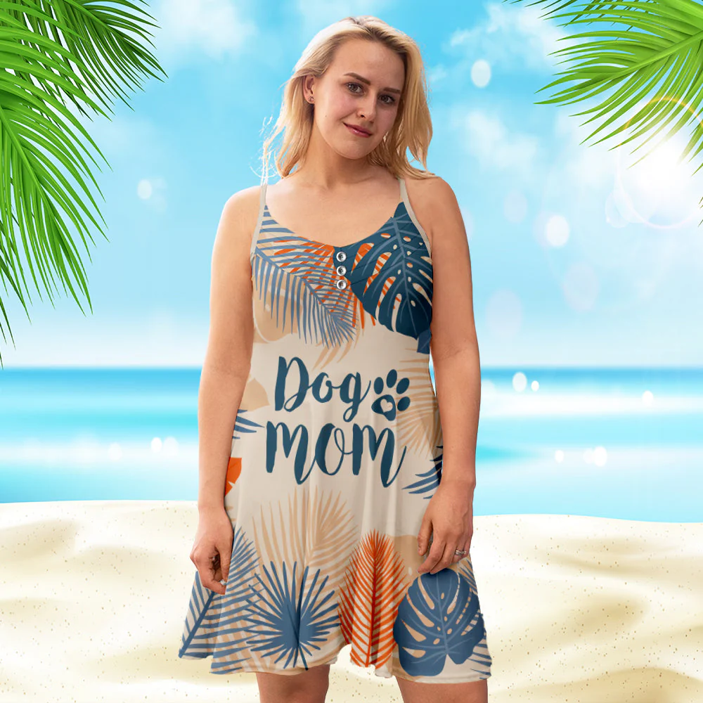 Dog Mom - Strap Dress - Image 3