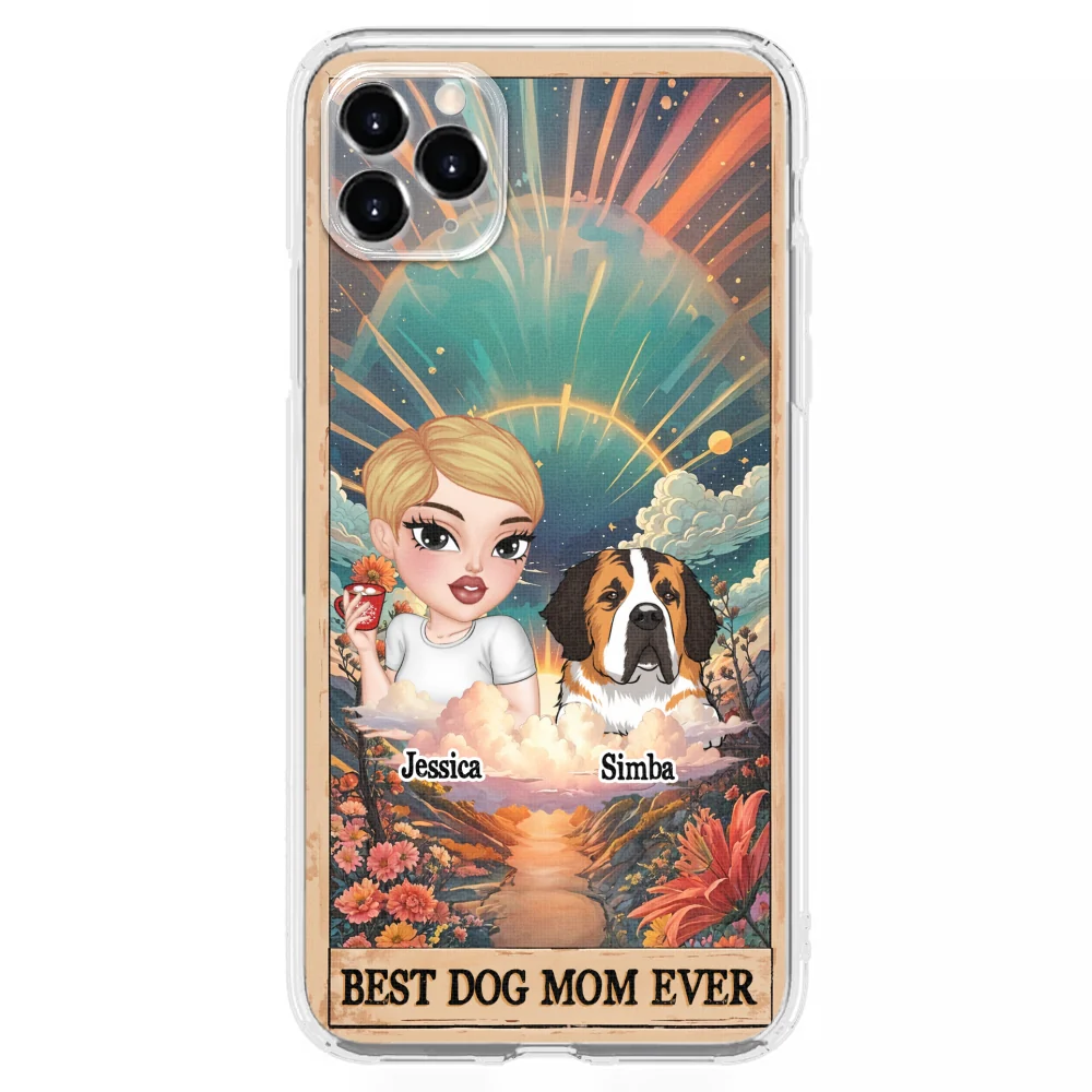 Dog Mom Tarot - Personalized Custom Phone Case - Image 9