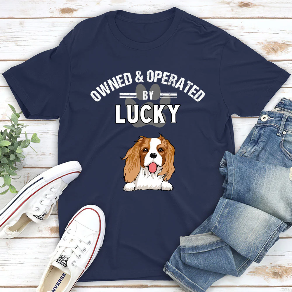 Dog Operated - Personalized Custom Unisex T-shirt - Image 2