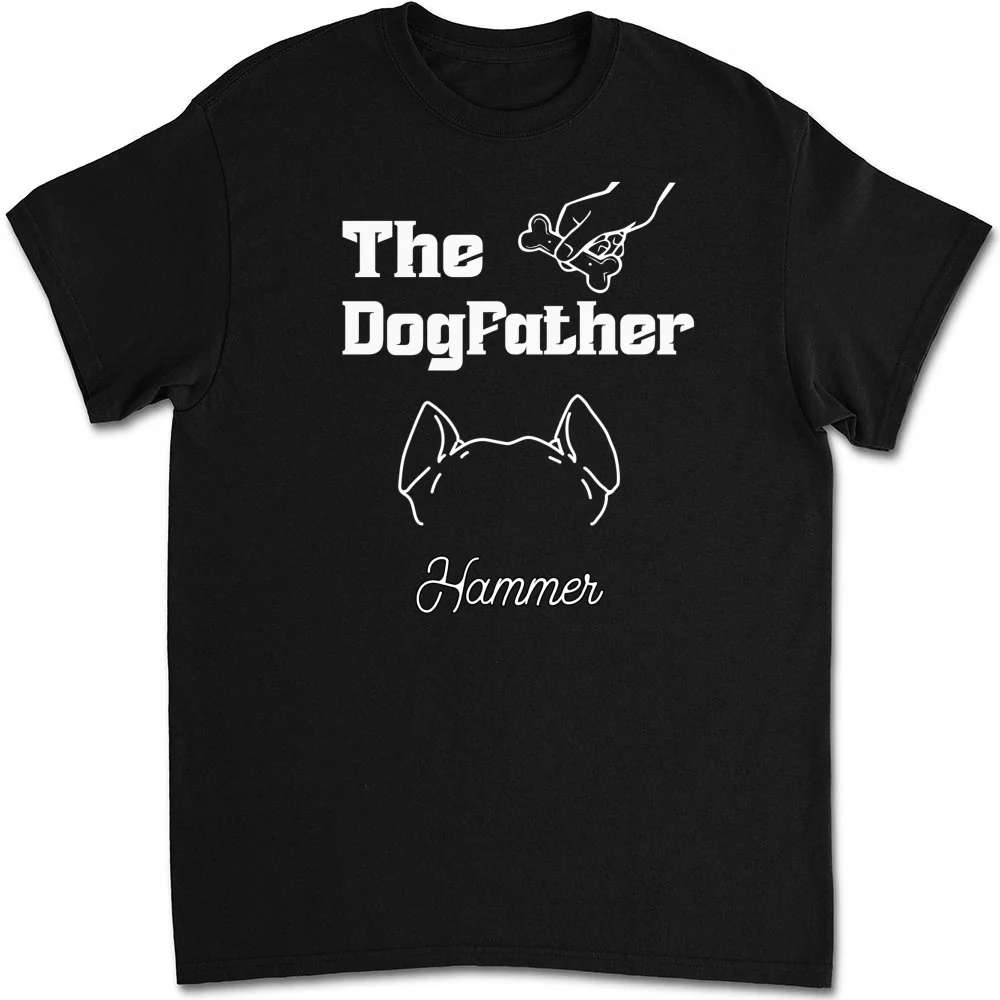 Dog Parents Line - Personalized Custom Unisex T-shirt - Image 5