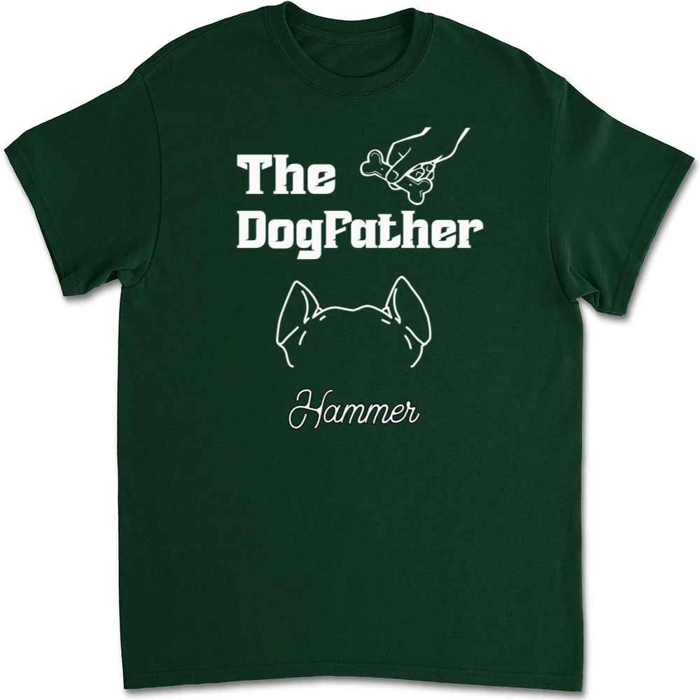 Dog Parents Line - Personalized Custom Unisex T-shirt - Image 7
