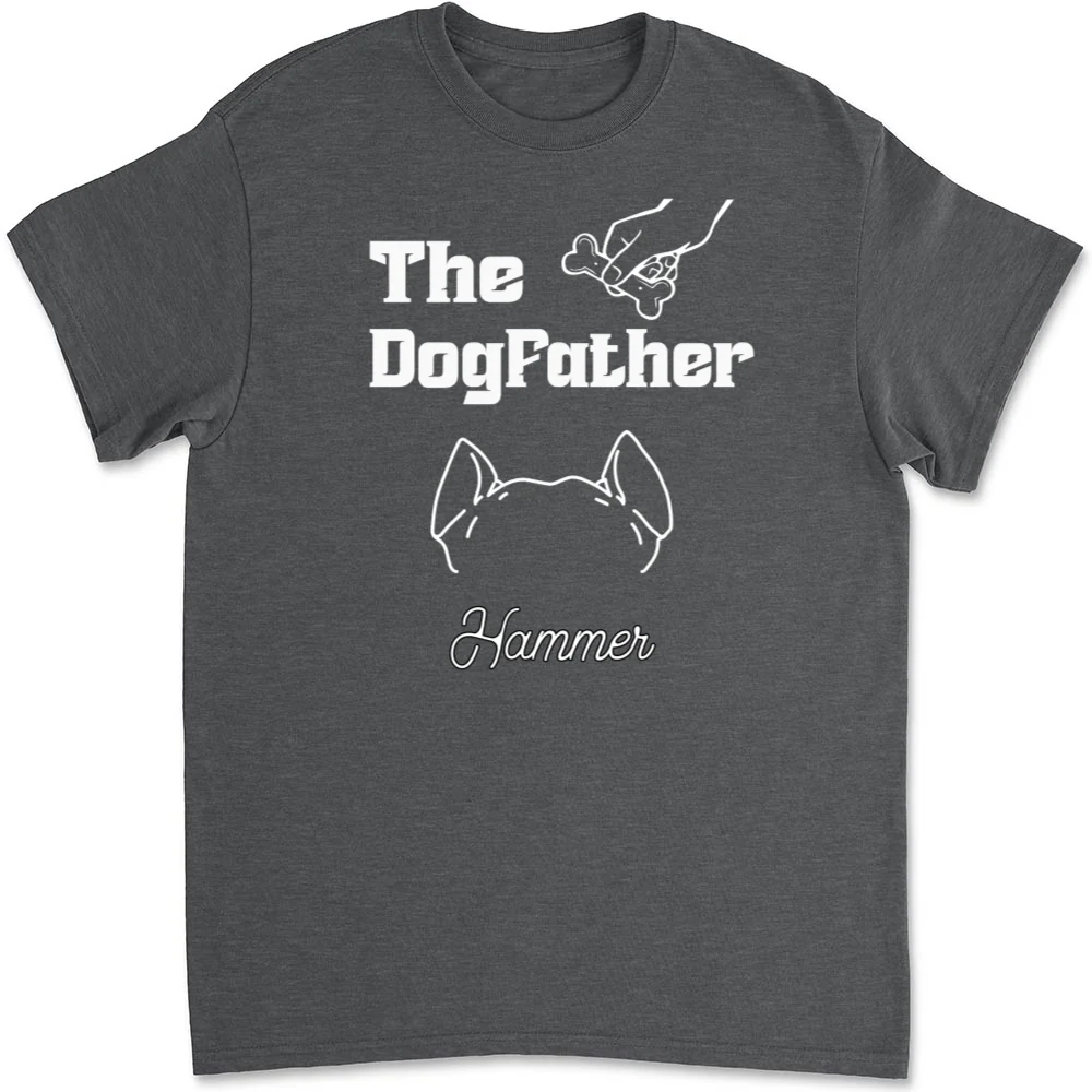Dog Parents Line - Personalized Custom Unisex T-shirt - Image 9