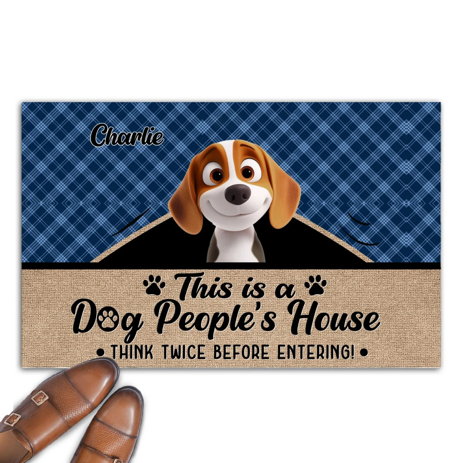 Dog People - Personalized Custom Doormat - Image 5