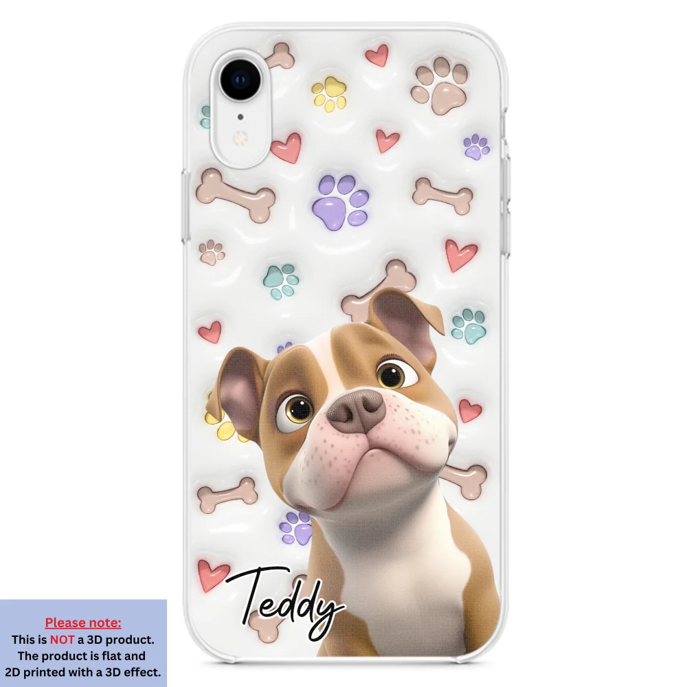 Baby Lovely Dogs - Personalized Custom 3D Inflated Effect Phone Case - Image 21