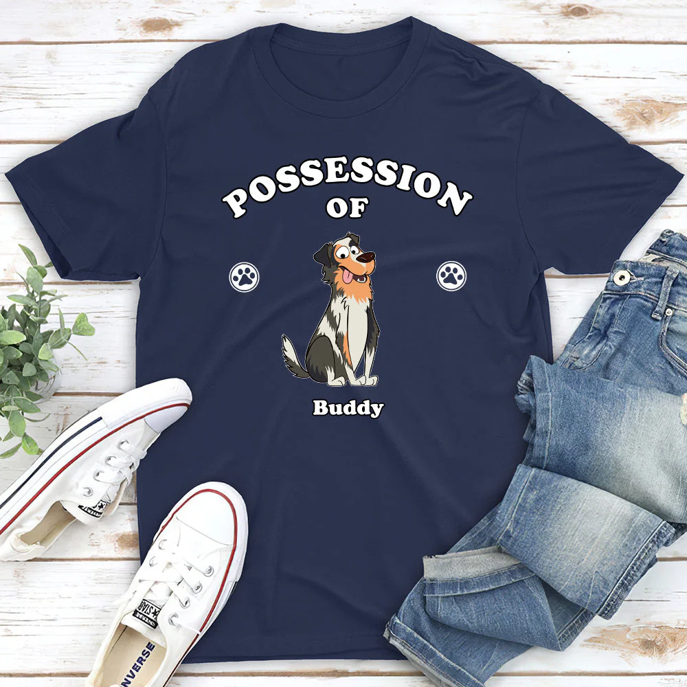 Dog Possession - Personalized Custom Unisex T-shirt - Image 2