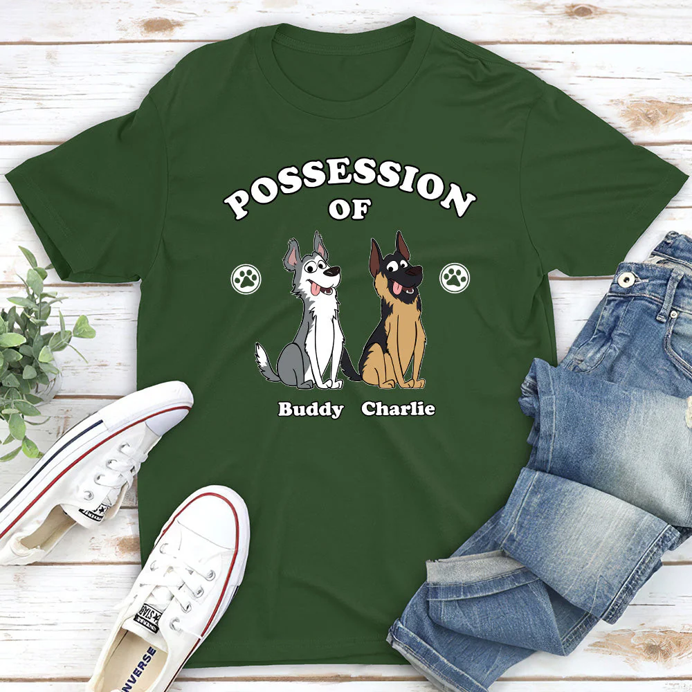 Dog Possession - Personalized Custom Unisex T-shirt - Image 3