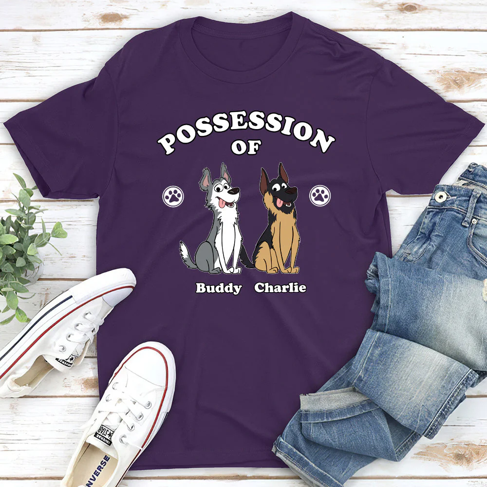 Dog Possession - Personalized Custom Unisex T-shirt - Image 4