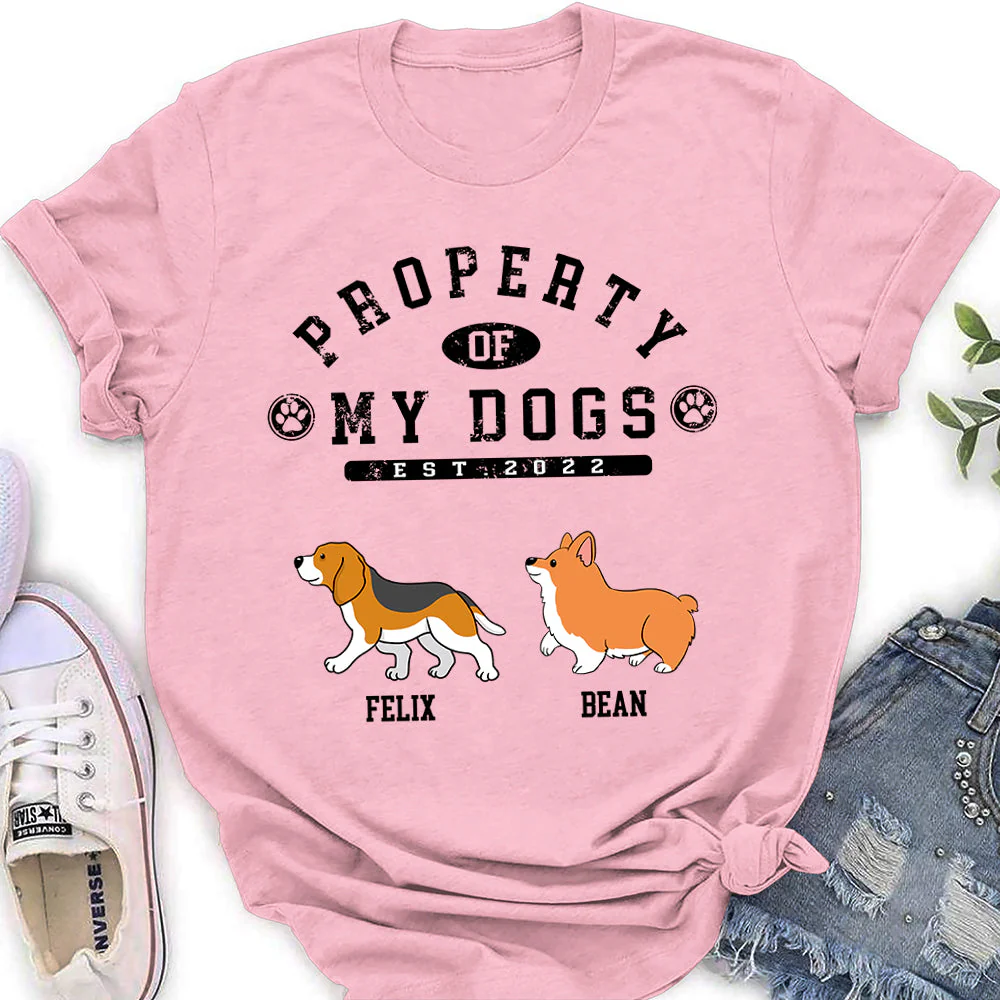 Dog Property 2 - Personalized Custom Women's T-shirt - Image 4
